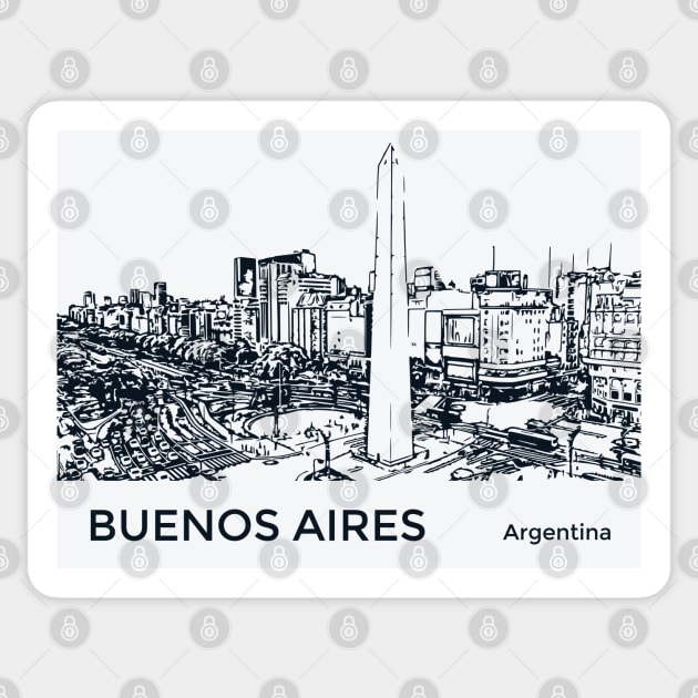 Buenos Aires Argentina Sticker by Lakeric
